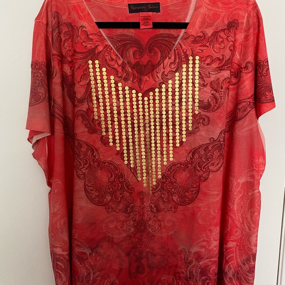 Beautiful Red Blouse